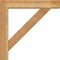 Ekena Millwork Traditional Block Rough Sawn Bracket w/ Offset Brace, Western Red Cedar, 6"W x 30"D x 30"H BKT0604X30X30TRA05RWR - alternate 3